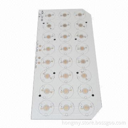 Single-sided Aluminum PCB, Hole Position, Tolerance of 0.075mm